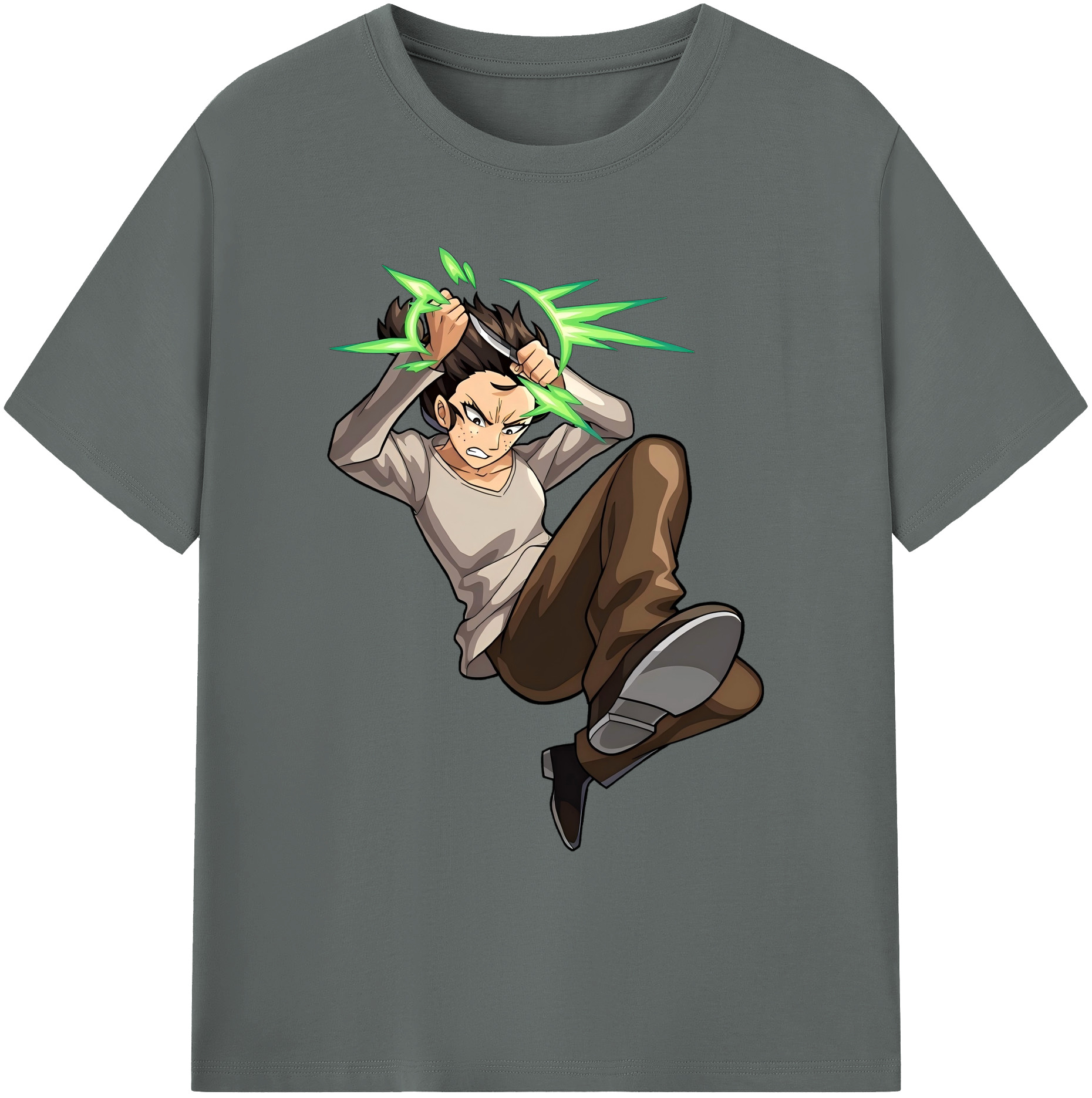 （画像用） 進撃の巨人 Attack on Titan 綿100％ メンズ半袖Tシャツ｜肌触りやわらか＆通気性